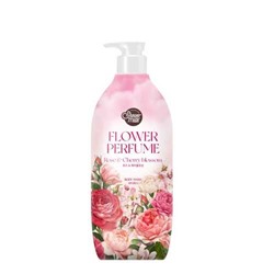KeraSys Гель для душа «роза» - Shower mate pink flower, 900мл