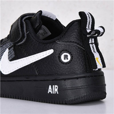 Кроссовки детские Nike Air Force 1 Black арт d666-2