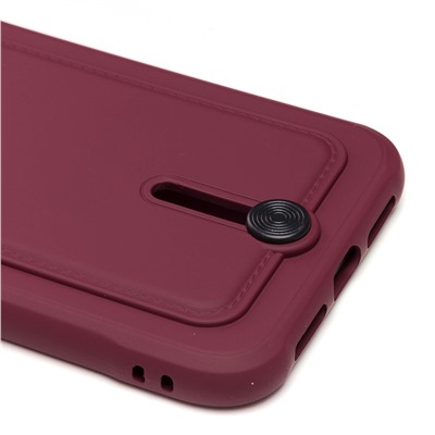 Чехол-накладка - SC304 с картхолдером для "Apple iPhone XR" (bordo) (208677)