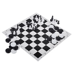 Шашки+шахматы (в пак.)