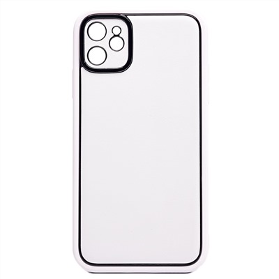 Чехол-накладка - PC084 экокожа для "Apple iPhone 11" (white) (219648)