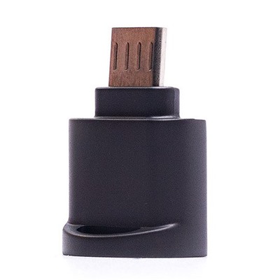 Адаптер - для чтения карт microSD, micro USB-порт (black)