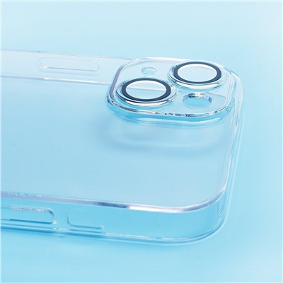 Чехол-накладка - PC073 с закрытой камерой для "Apple iPhone 14 Plus" (transparent) (213835)