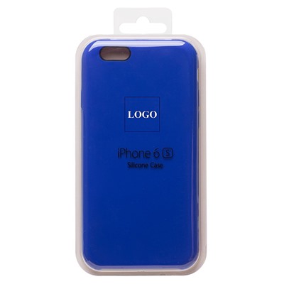 Чехол-накладка [ORG] Soft Touch для "Apple iPhone 6/iPhone 6S" (blue)