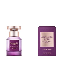 ABERCROMBIE & FITCH AUTHENTIC NIGHT edp (w) 30ml