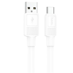 Кабель USB - Type-C Hoco X84 (повр.уп)  100см 3A  (white)