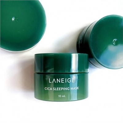 Laneige Маска ночная для лица - Cica sleeping mask green, 10мл