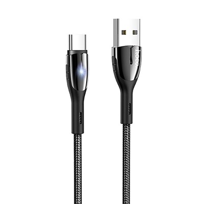 Кабель USB - Type-C Hoco U89  120см 3A  (black)