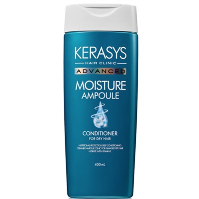 KeraSys Кондиционер с церамидными ампулами для увлажнения – Advanced moisture ampoule, 400мл