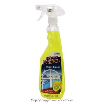 Средство для мытья окон Mister Window Лимон 750мл