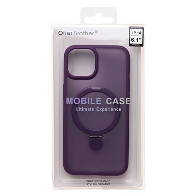 Чехол-накладка - SM088 SafeMag  для "Apple iPhone 14" (violet)