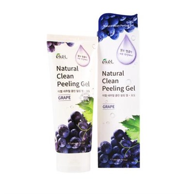 Ekel Пилинг-скатка с экстрактом винограда - Grape natural clean peeling gel, 180мл