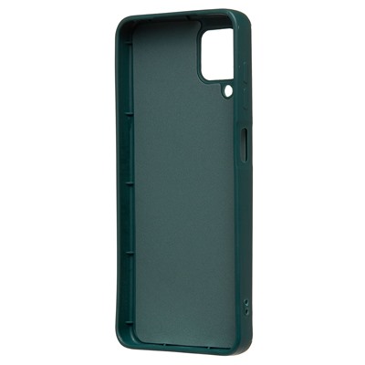 Чехол-накладка - SC335 для "Samsung Galaxy A12"  (собака) (dark green)