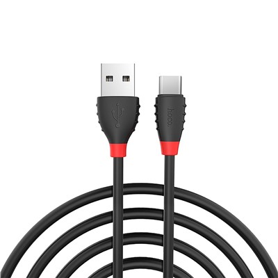 Кабель USB - Type-C Hoco X27 Excellent  120см 2,4A  (black)