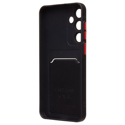 Чехол-накладка - SC337 с картхолдером для "Samsung Galaxy A55" (black) (228814)
