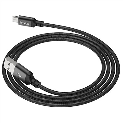 Кабель USB - micro USB Hoco X14 Times Speed  200см 2A  (black)