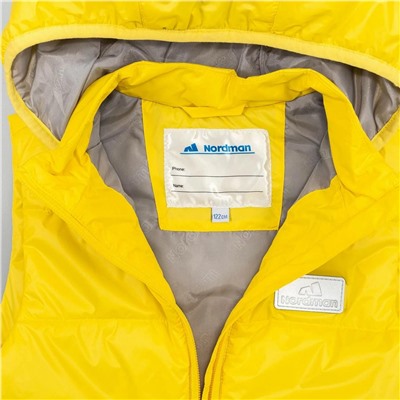 9-850-E03 (желтый) Жилет утепленный Nordman Wear (размеры 110-140)