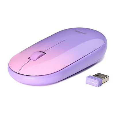 Мышь оптическая беспроводная Smart Buy SBM-266AG-V (violet)