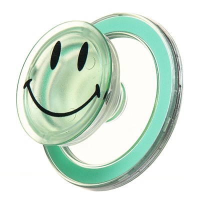 Держатель для телефона Popsockets PS64 Smile SafeMag (light green) (229307)