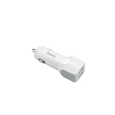 Адаптер Автомобильный Hoco Z23 2USB/5V/2.4A (white)