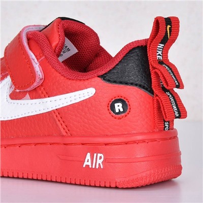 Кроссовки детские Nike Air Force 1 Red арт d666-3