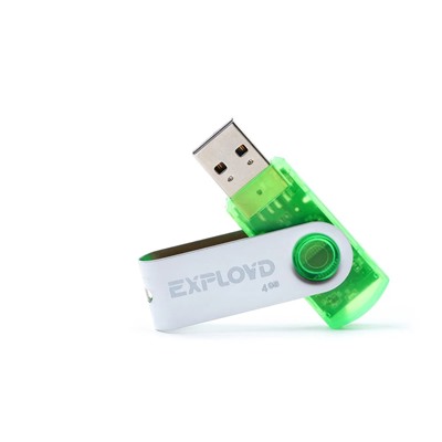 Флэш накопитель USB 4 Гб Exployd 530 (green)