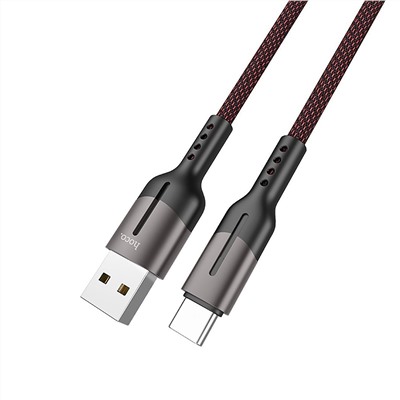 Кабель USB - Type-C Hoco U68  120см 5A  (black)