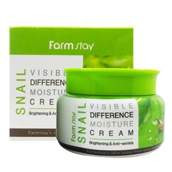 FarmStay Крем увлажняющий с улиточным муцином - Visible difference moisture сream, 100мл