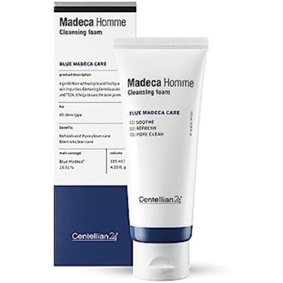 Centellian24 Пенка для умывания мужская - Madeca homme cleansing foam, 120мл