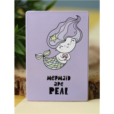 Держатель для карт «Mermaid are real» (6,5 х 9,5 см)