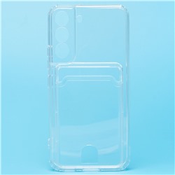 Чехол-накладка - SC276 с картхолдером для "Samsung SM-S901 Galaxy S22" (transparent) (210438)