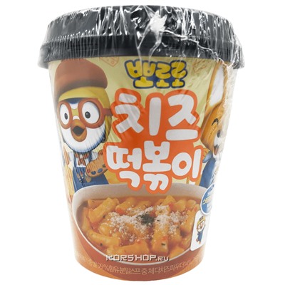 Рисовые палочки Токпокки со вкусом сыра Pororo Grunamu, Корея, 110 г Акция