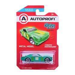 Машинка коллекционная 1:64, Серия Retro Cars, зелёный