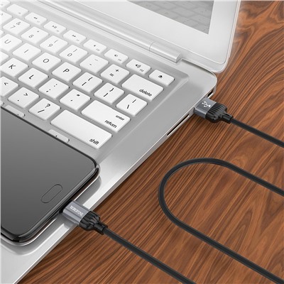 Кабель USB - micro USB Borofone BX28 Dignity  100см 2,4A  (gray)