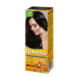 Рябина Рябина "Rowena" Стойкая крем-краска для волос "ROWENA", тон 4.85 Темно-каштановый