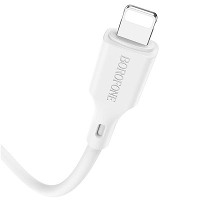 Кабель Type-C - Apple lightning Borofone BX49 PD (повр. уп)  100см 3A  (white)