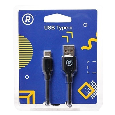 Кабель USB - Type-C RockBox RC-T01  100см 1,5A  (black)