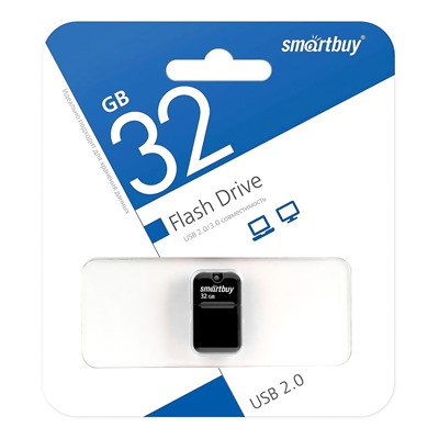 Флэш накопитель USB 32 Гб Smart Buy ART (black)