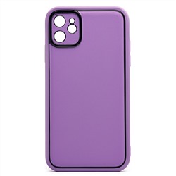 Чехол-накладка - PC084 экокожа для "Apple iPhone 11" (purple)