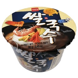 Рисовая лапша быстрого приготовления со вкусом морепродуктов Wang, Корея, 98 г Акция