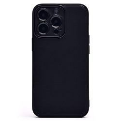 Чехол-накладка - PC084 экокожа для "Apple iPhone 13 Pro" (black) (219662)