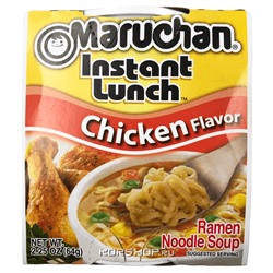 Лапша б/п со вкусом курицы Instant Lunch Maruchan, США, 64 г. Акция