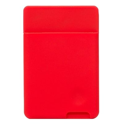 Картхолдер - CH04 футляр для карт на клеевой основе (red)