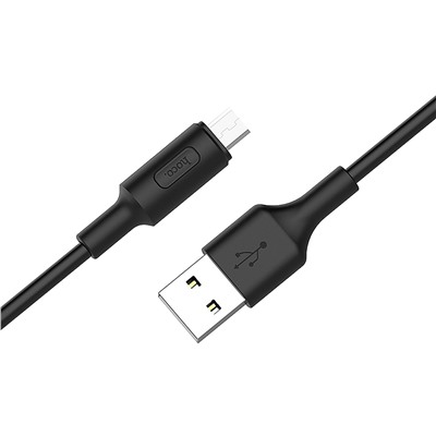 Кабель USB - micro USB Hoco X25  100см 2A  (black)