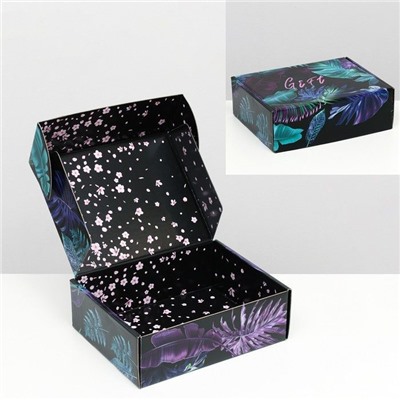 UPAK LAND Коробка подарочная складная двусторонняя «Gift», 27 х 21 х 9 см