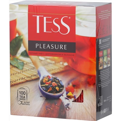 TESS. Classic Collection. PLEASURE (черный) карт.пачка, 100 пак.