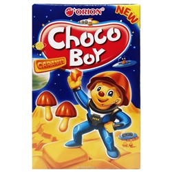 Печенье с карамелью Choco Boy Orion, 45 г Акция