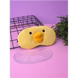 Маска для сна гелевая "Head duck", yellow