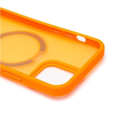 Чехол-накладка - SM088 SafeMag  для "Apple iPhone 12/iPhone 12 Pro" (orange)