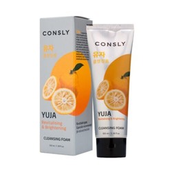 Consly Пенка кремовая для умывания с экстрактом юдзу - Yuja revitalizing cleansing foam, 100мл